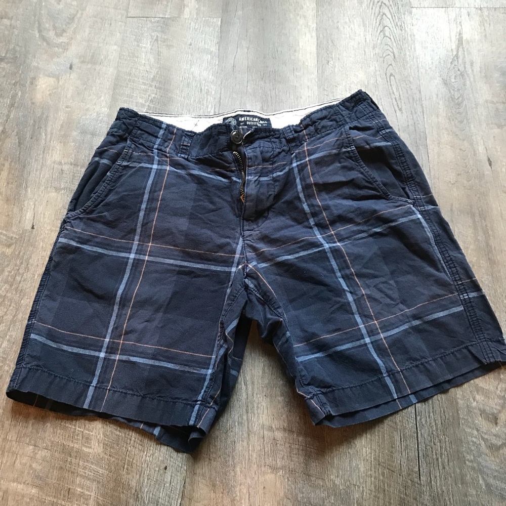 Plaid American Eagle Bermuda Shorts